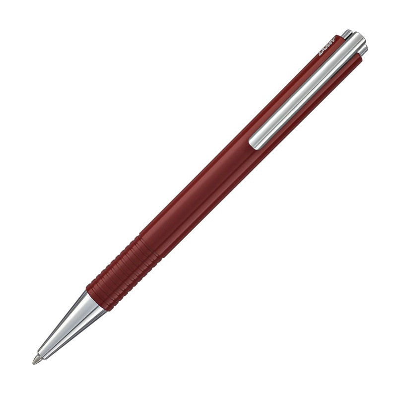 Lamy Logo M+ Ballpoint Pen in Raspberry Gloss