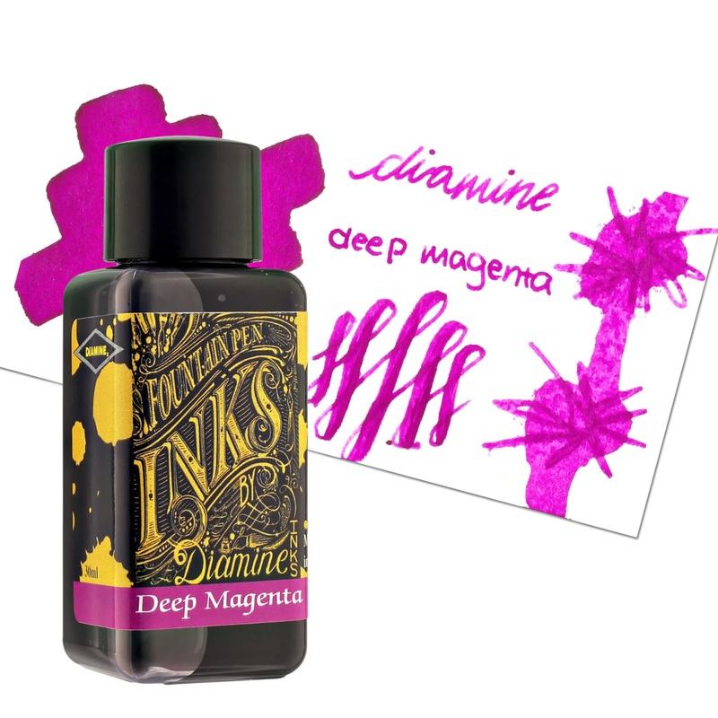 Diamine Classic Bottled Ink in Deep Magenta