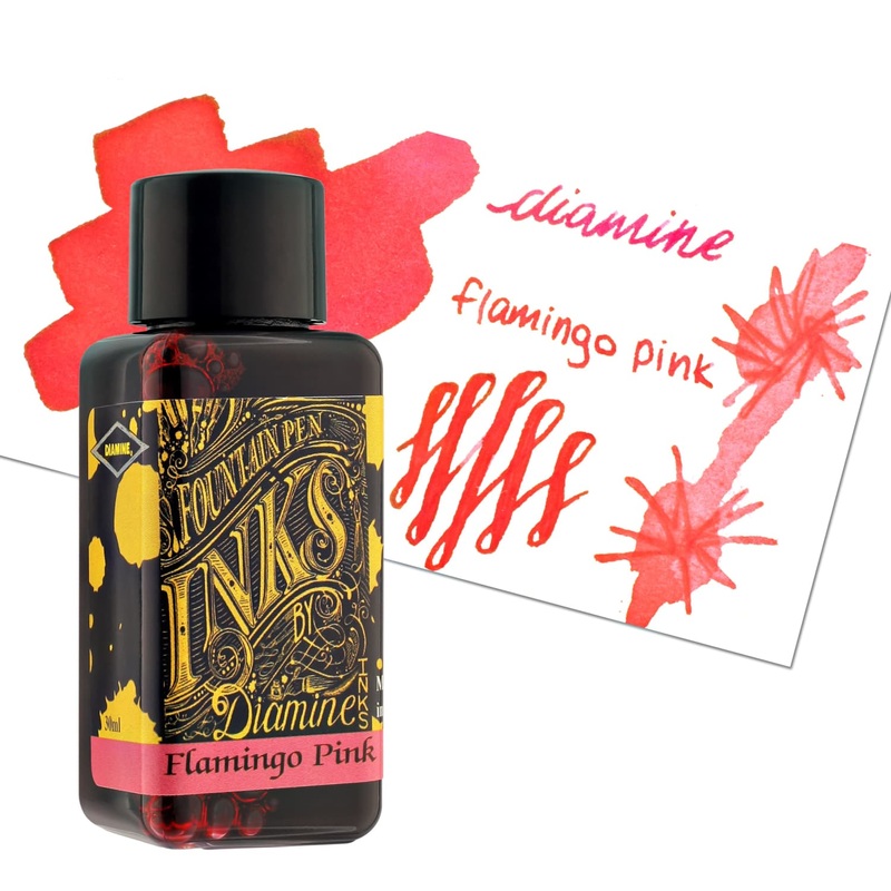 Diamine Classic Bottled Ink in Flamingo Pink