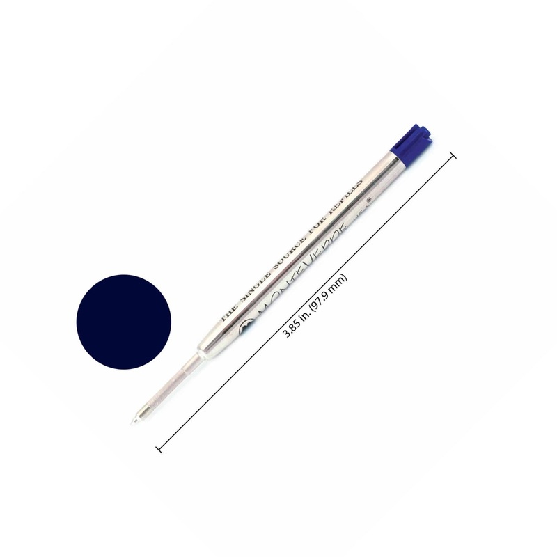 Monteverde Parker-Style Capless Gel Refills in Blue/Black
