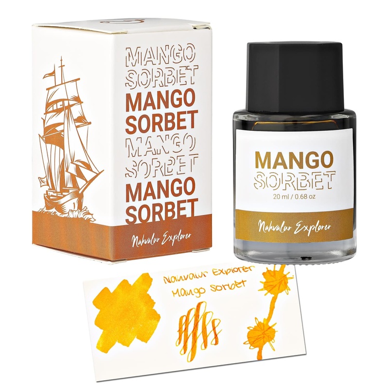 Nahvalur Explorer Bottled Ink in Mango Sorbet - 20mL