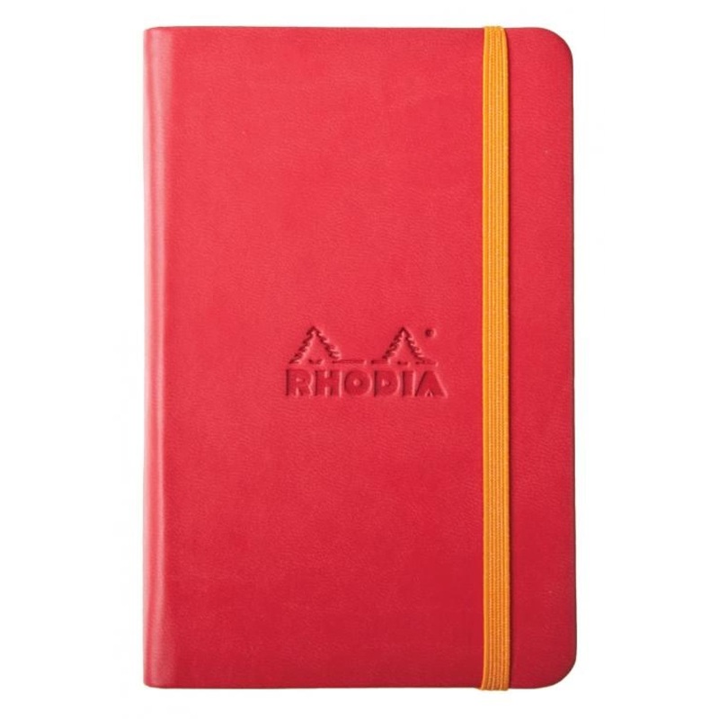 Rhodia Rhodiarama A6 Lined Paper Notebook in Poppy - 3.5 x 5.5