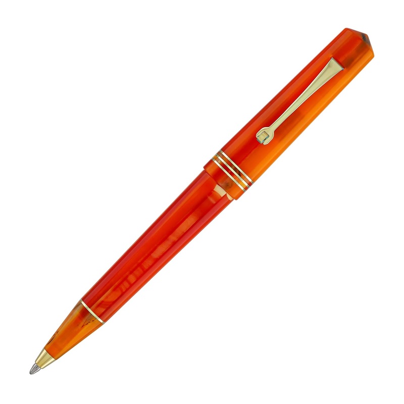 Leonardo Momento Zero Ballpoint Pen in Mango Gold Trim