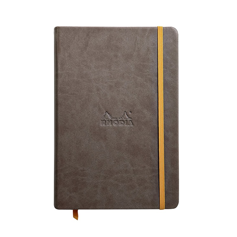 Rhodia Rhodiarama A5 Webbies Notebook in Chocolate - 5.5 x 8.25