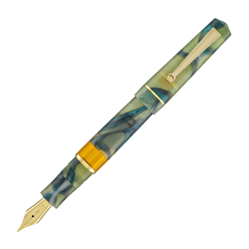 Delta Duna Piston Fountain Pen in Horizon Yellow