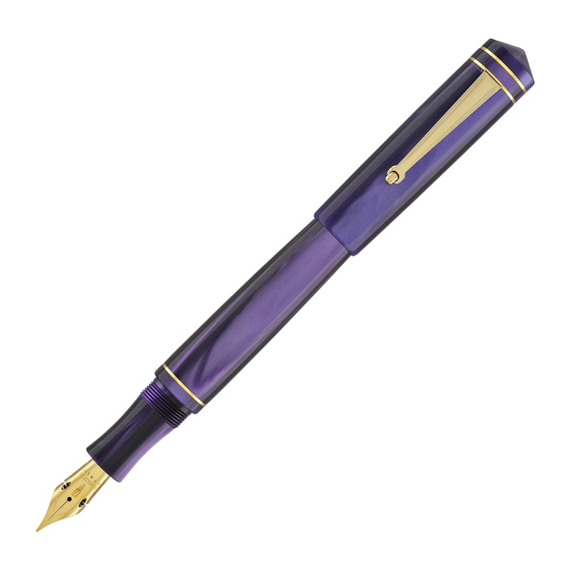 Delta Write Balance Fountain Pen in Purple