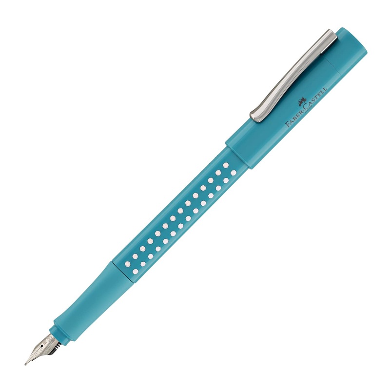 Faber-Castell Grip Sparkle Fountain Pen in Ocean
