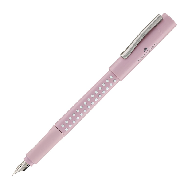 Faber-Castell Grip Sparkle Fountain Pen in Rose