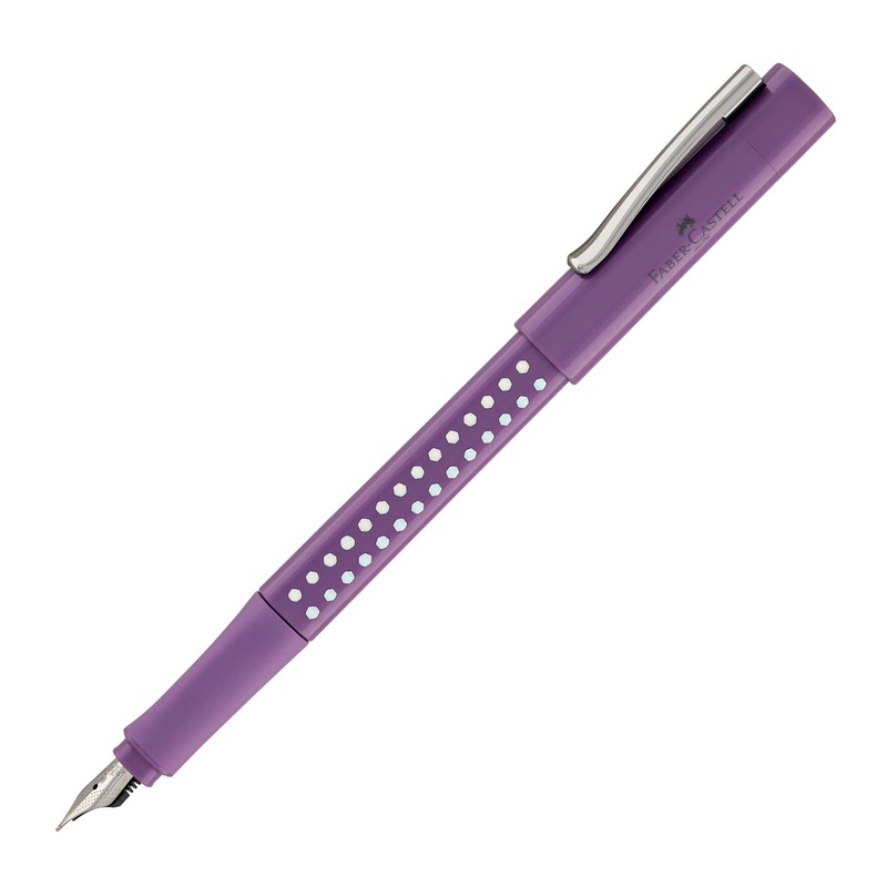 Faber-Castell Grip Sparkle Fountain Pen in Violet