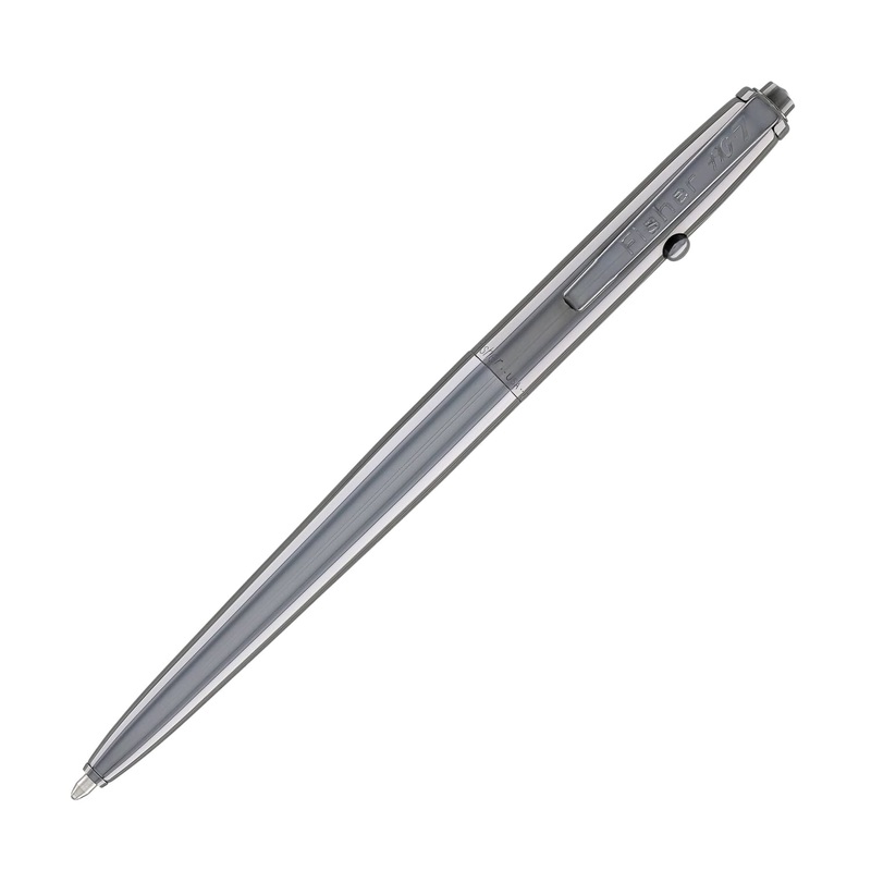 Fisher Space Pen AG7 Astronaut Moonwalker Ballpoint Pen in Black Titanium Nitride with Axiom Space Logo