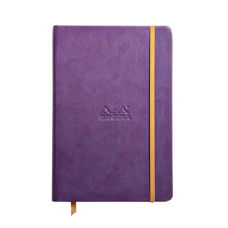 Rhodia Rhodiarama A5 Webbies Notebook in Purple -  5.5 x 8.25