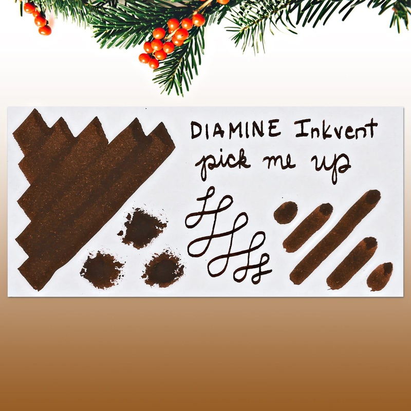 Diamine Inkvent Green Edition Scented & Sheen Bottled Ink in Pick me Up - 50 mL