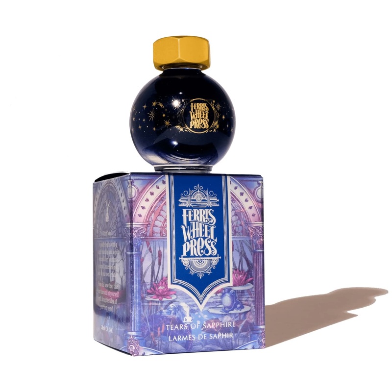 Ferris Wheel Press Bottled Ink in Tears of Sapphire   - 20 mL