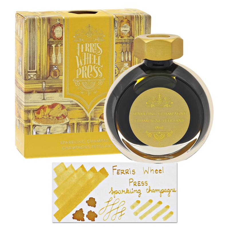 Ferris Wheel Press in Sparkling Champagne Shimmer Bottled Ink - 38 mL