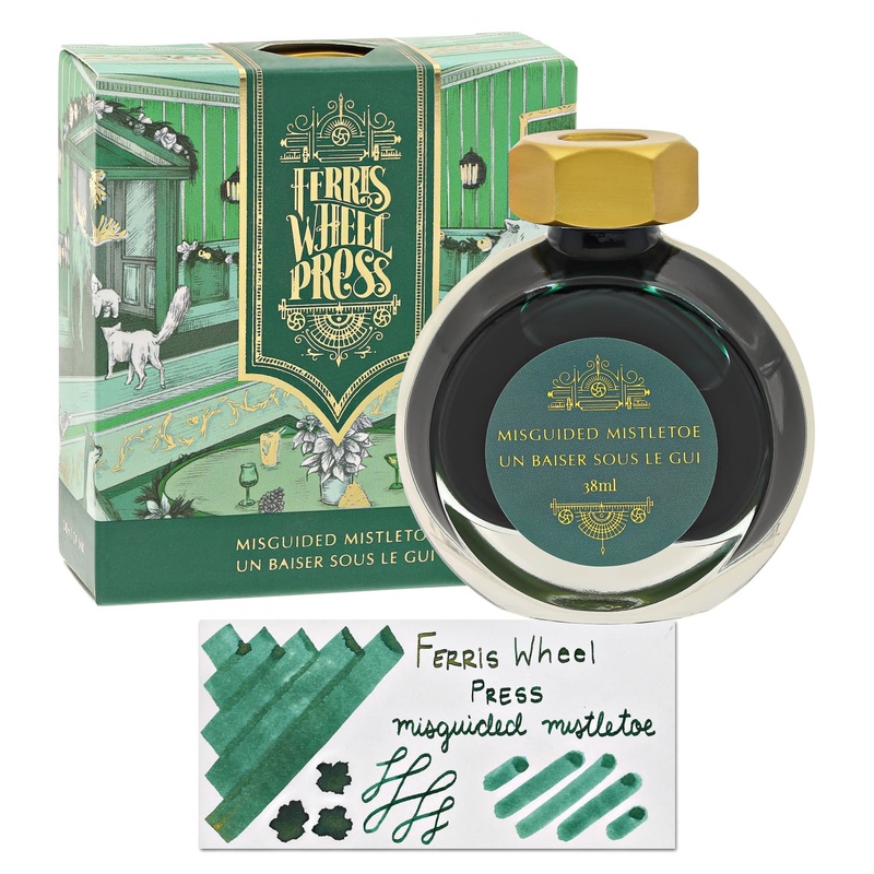 Ferris Wheel Press Misguided Mistletoe Shimmer Bottled Ink - 38 mL