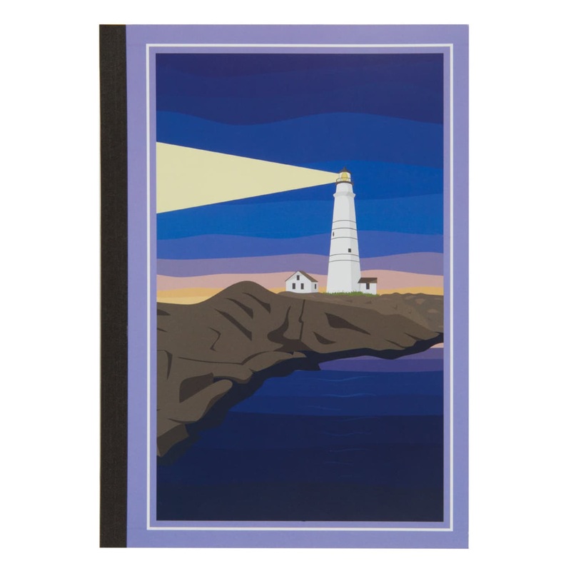 Itoya Profolio Oasis National Parks Lined Notebook in Boston Harbor - A5