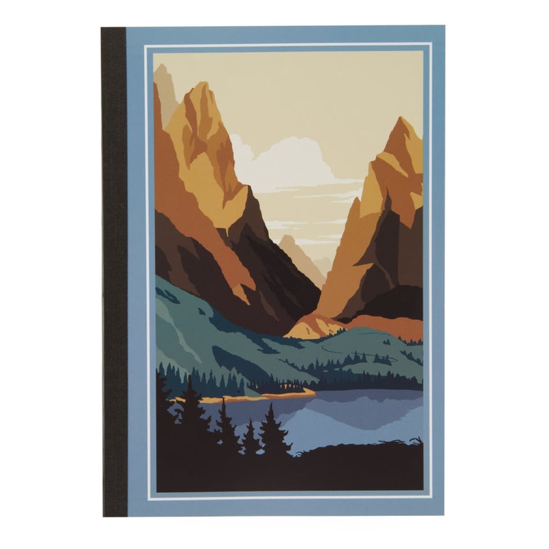 Itoya Profolio Oasis National Parks Lined Notebook in Grand Teton - A5