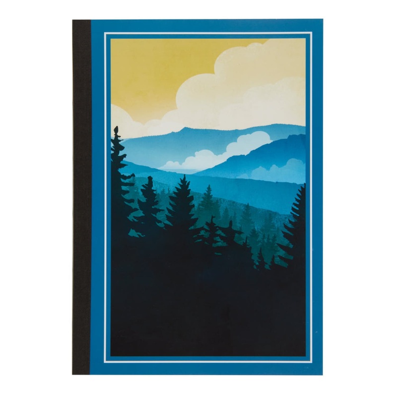 Itoya Profolio Oasis National Parks Lined Notebook in Smoky Mountains - A5