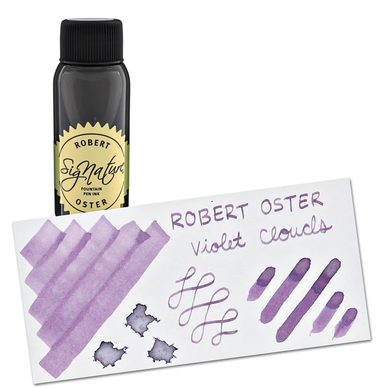 Robert Oster Shake 'N' Shimmy Bottled Ink in Violet Clouds - 50mL