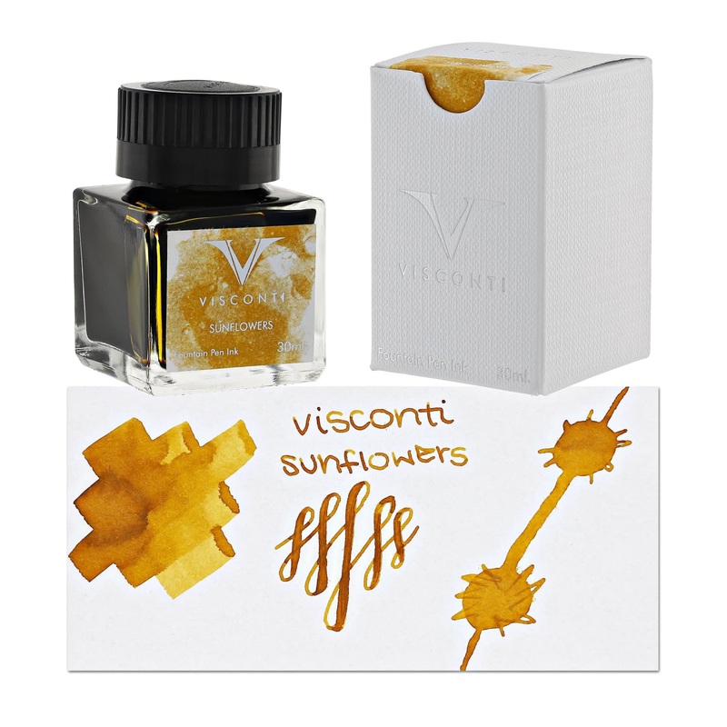 Visconti Van Gogh Bottled Ink in Sunflowers (Ochre) - 30mL