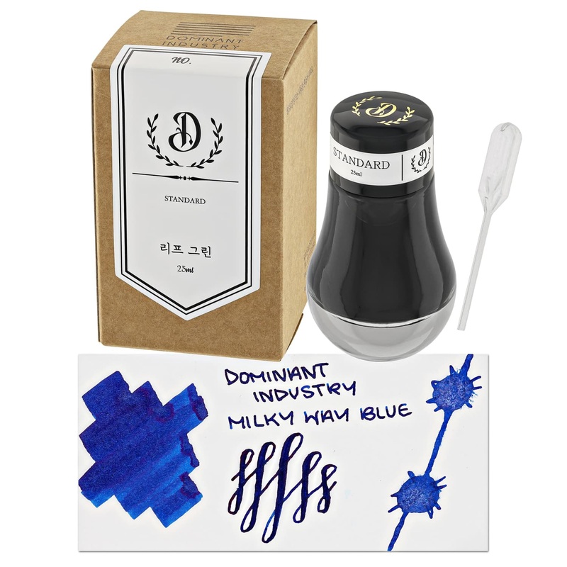 Dominant Industry Pearl Series Bottled Ink in Milky Way Blue - 25mL