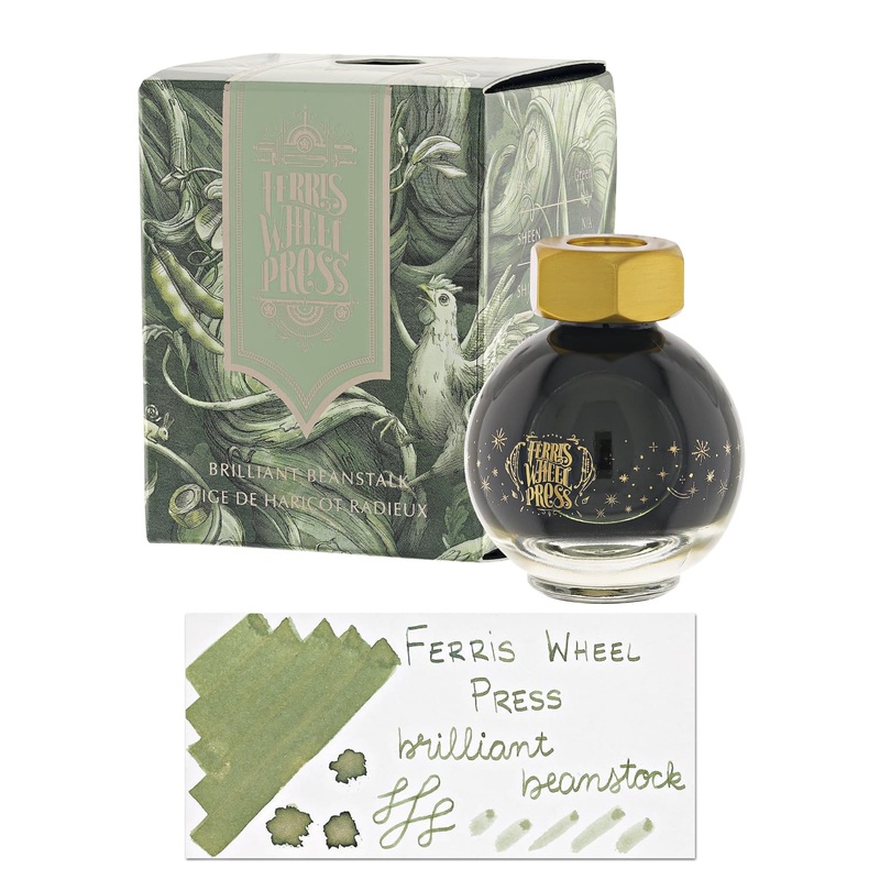 Ferris Wheel Press Bottled Ink in Brilliant Beanstalk Shimmer - 20 mL