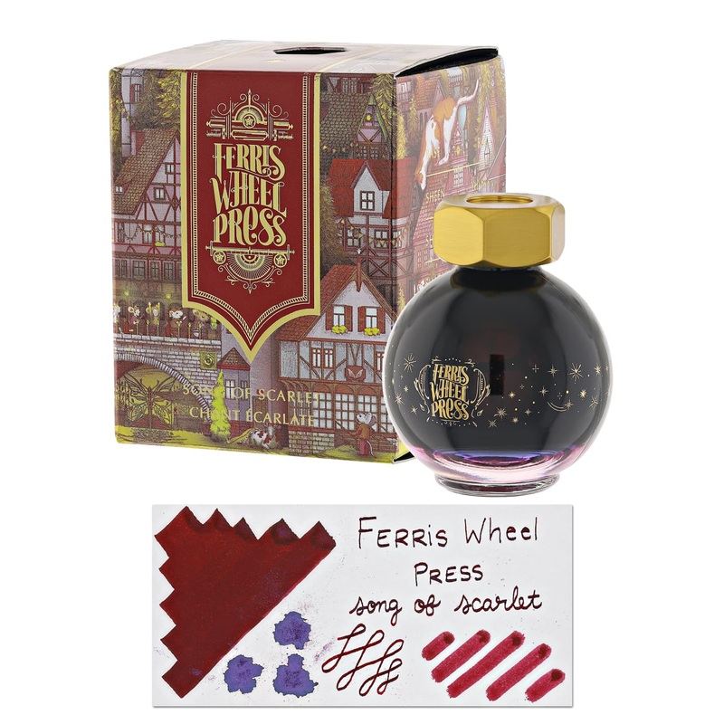 Ferris Wheel Press Bottled Ink in Song of Scarlet - 20mL