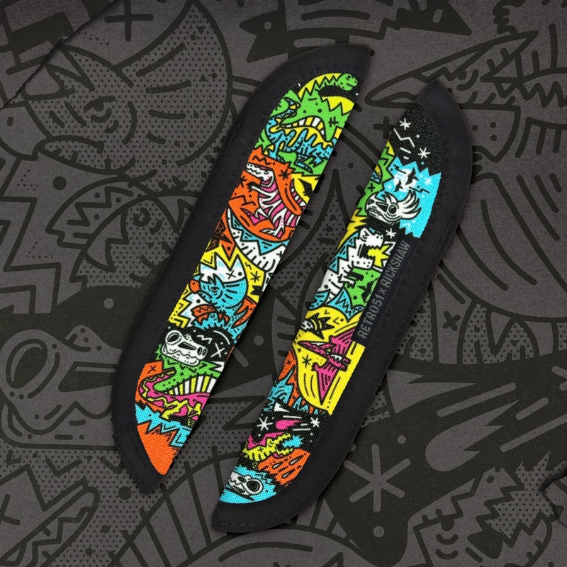 Rickshaw Bagworks Solo Pen Sleeve Retro 51 in Dino Smash