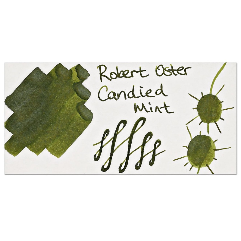 Robert Oster Holiday Shake 'N' Shimmy Bottled Ink in Candied Mint - 50mL