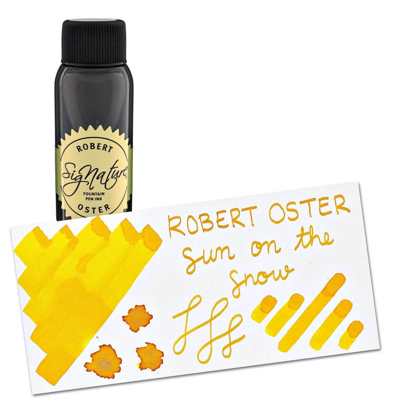 Robert Oster Holiday Shake 'N' Shimmy Bottled Ink in Sun on the Snow - 50mL
