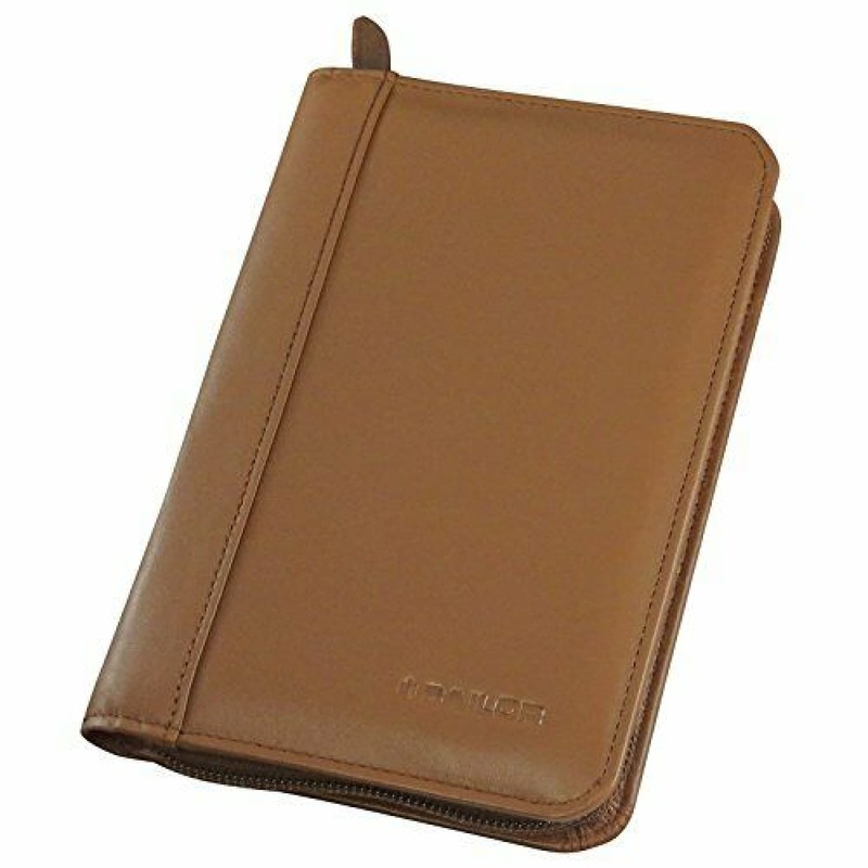 Sailor Pen Case, 5 Pen Zip Leather in Brown