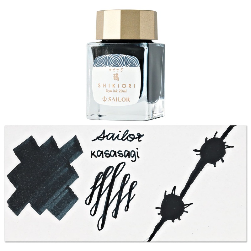 Sailor Shikiori Japanese Fairy Tales' Bottled Ink in Magpies (Kasasagi) - 20 mL