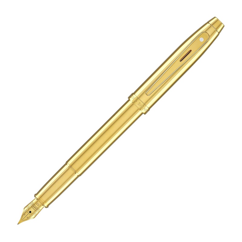 Sheaffer 100 Fountain Pen in PVD Gold