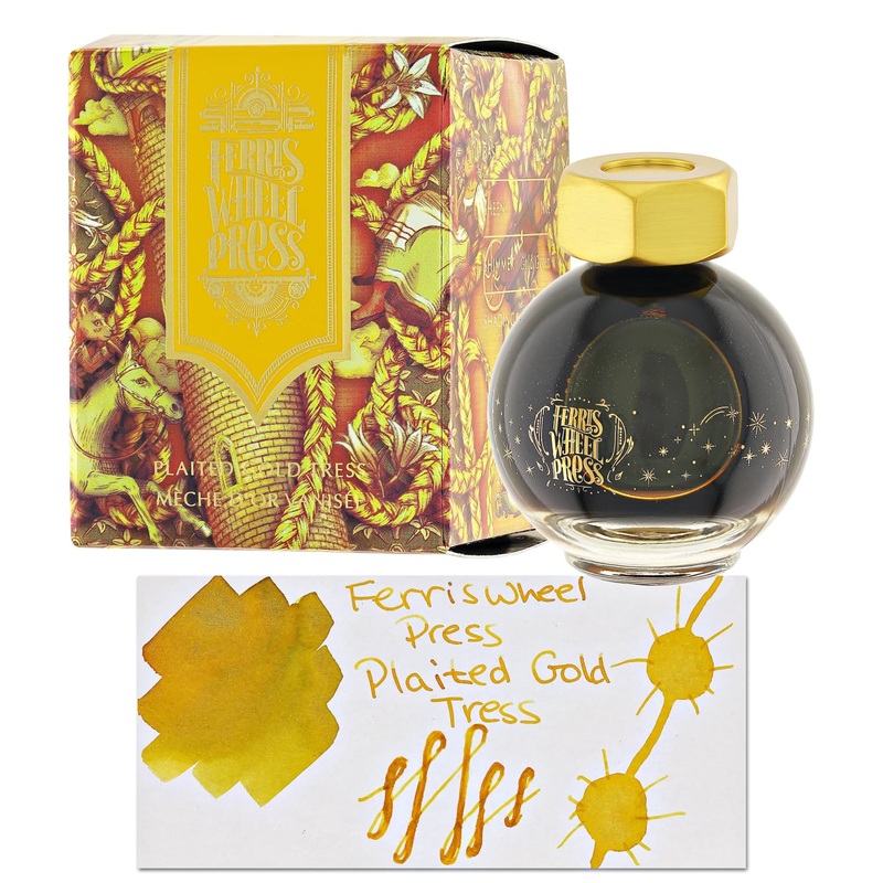 Ferris Wheel Press Bottled Ink in Plaited Gold Tress - 20 mL