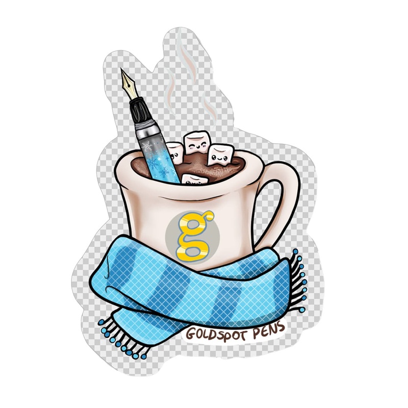 Hot Cocoa Nib Pen Sticker