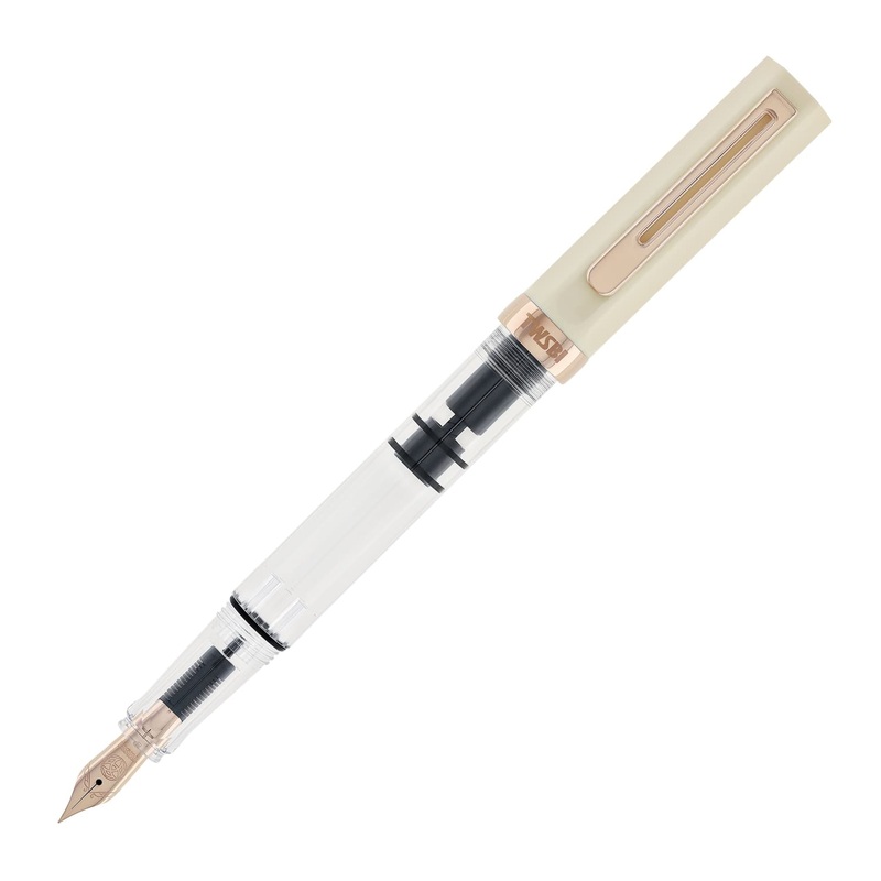 TWSBI Eco Fountain Pen in Crme with Rosegold Trim