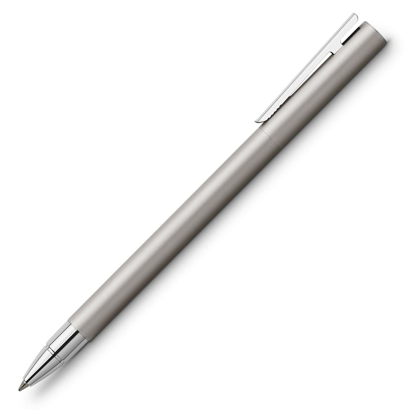 Faber-Castell Design Neo Slim Rollerball Pen in Stainless Steel Matte