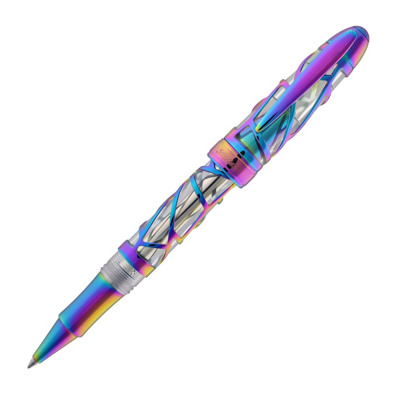 Laban 300 Skeleton Rollerball Pen in Rainbow