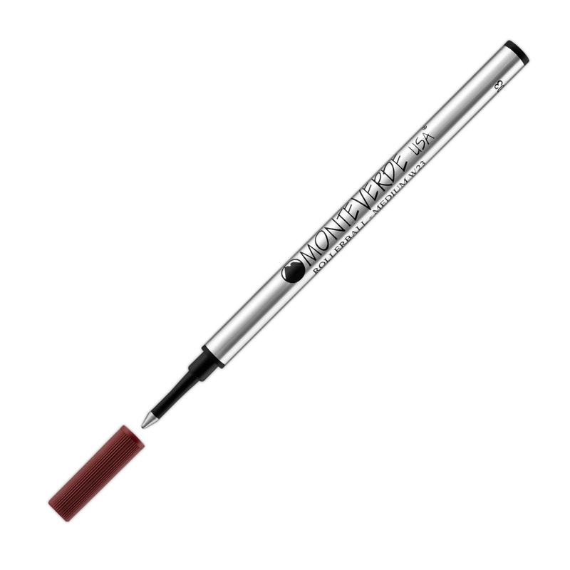 Monteverde Ceramic Metal Tube Rollerball Refill in Black