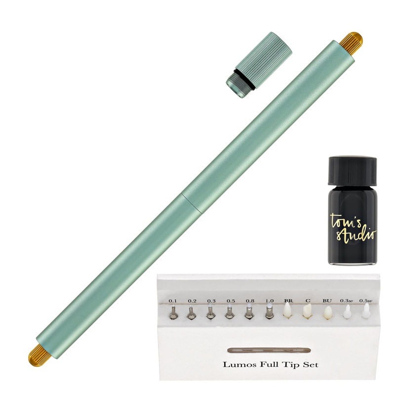 Tom's Studio Lumos Pro Refillable Duo Tip Pen in Sage