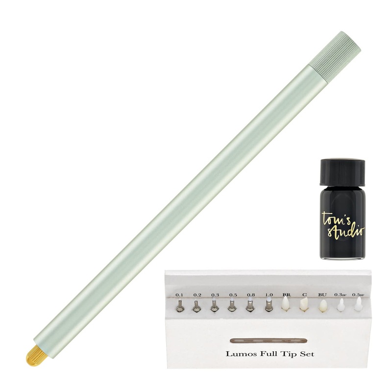 Tom's Studio Lumos Pro Refillable Single Tip Pen in Sage