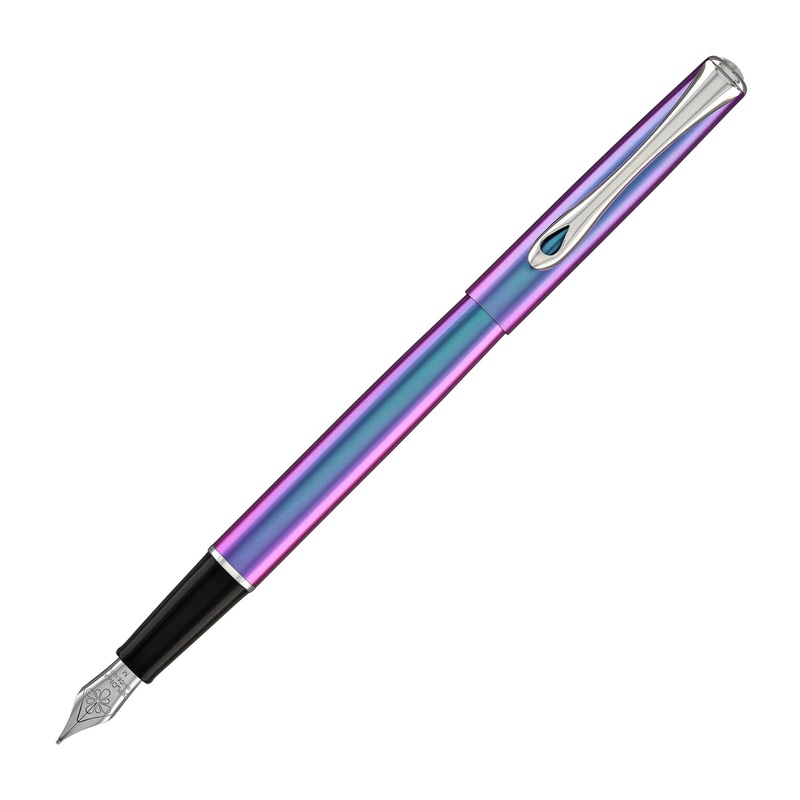 Diplomat Traveller Fountain Pen in Funky Petrol