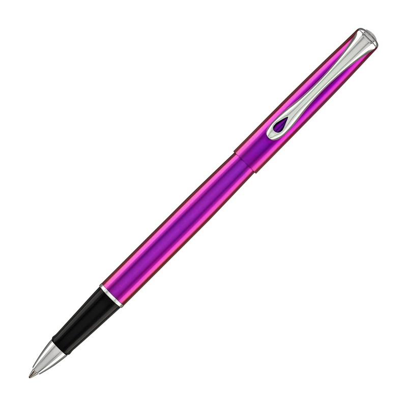 Diplomat Traveller Rollerball Pen in Funky Fuchsia
