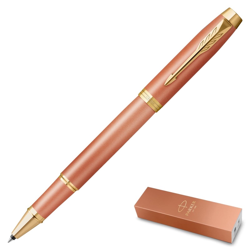 Parker IM Writing Rituals Rollerball Pen in Uplifting Orange Gradient with Gold Trim