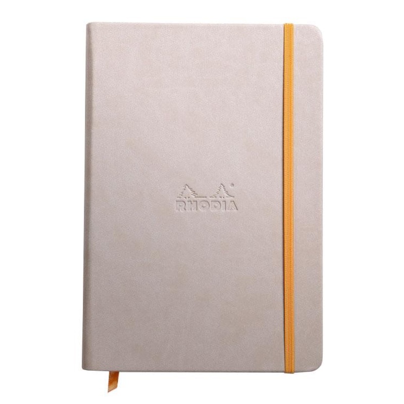 Rhodia Rhodiarama Webbies Lined Paper Notebook in Beige - 5.5 x 8.25