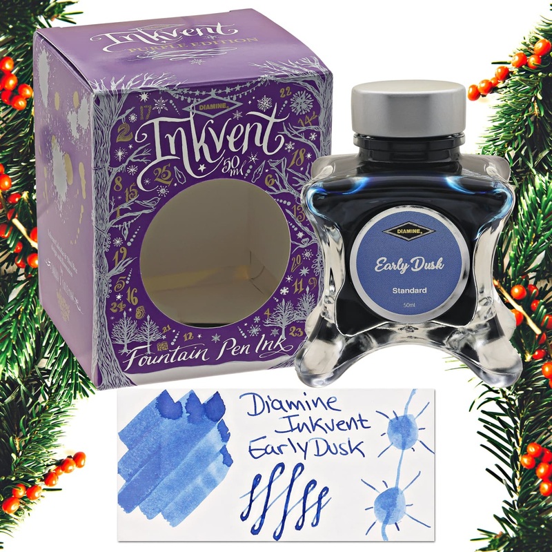 Diamine Inkvent Purple Edition Standard Bottled Ink in Early Dusk - 50 mL