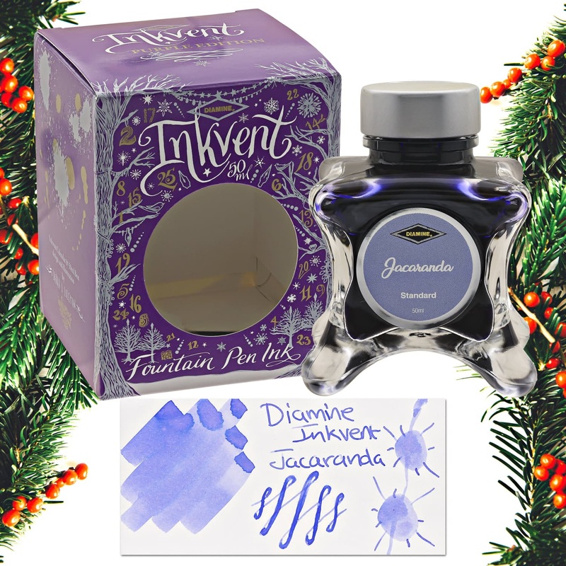 Diamine Inkvent Purple Edition Standard Bottled Ink in Jacaranda - 50 mL