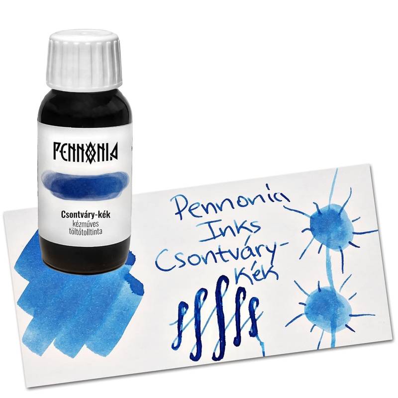 Pennonia Bottled Ink in Csontvry-kk Csontvry's Blue - 60ml