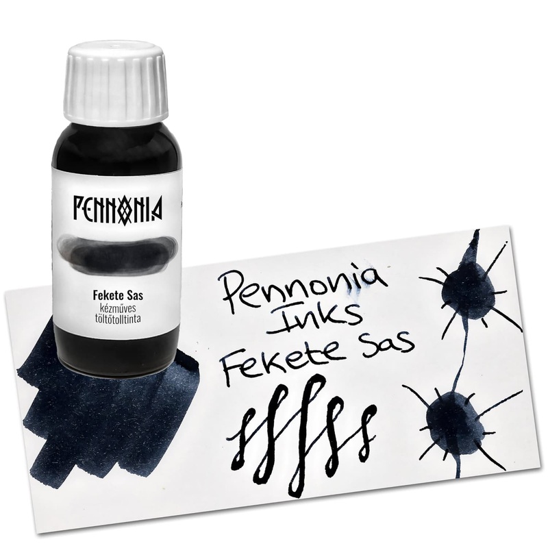 Pennonia Bottled Ink in Fekete Sas Black Eagle - 60ml