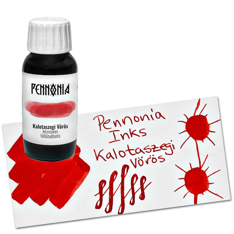 Pennonia Bottled Ink in Kalotaszegi Vrs Kalotaszeg Red - 60ml